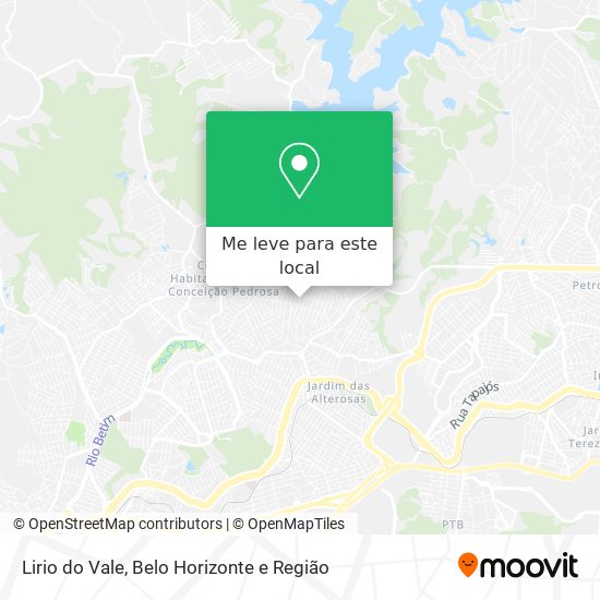 Lirio do Vale mapa