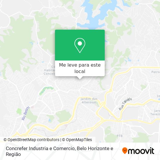 Concrefer Industria e Comercio mapa