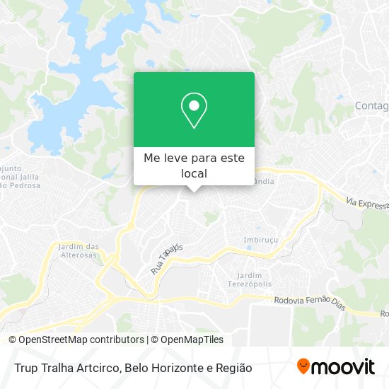 Trup Tralha Artcirco mapa