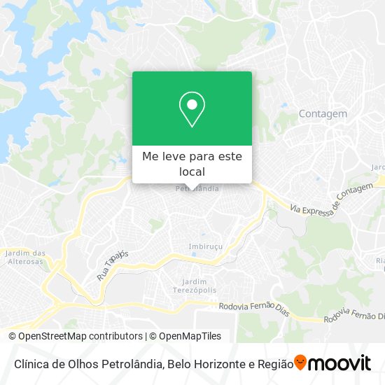 Clínica de Olhos Petrolândia mapa