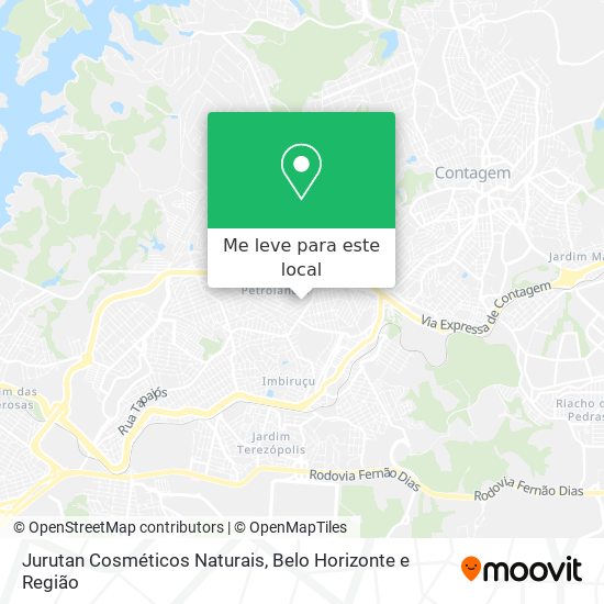 Jurutan Cosméticos Naturais mapa