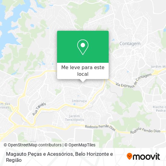 Magauto Peças e Acessórios mapa