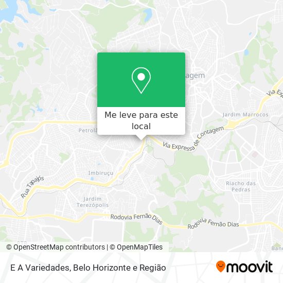 E A Variedades mapa