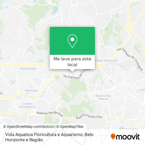 Vida Aquatica Floricultura e Aquarismo mapa
