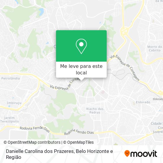 Danielle Carolina dos Prazeres mapa