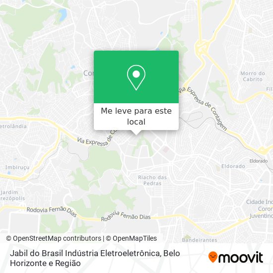 Jabil do Brasil Indústria Eletroeletrônica mapa
