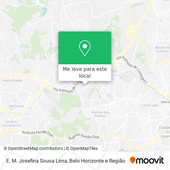 E. M. Josefina Sousa Lima mapa