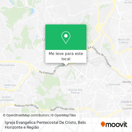 Igreja Evangelica Pentecostal De Cristo mapa