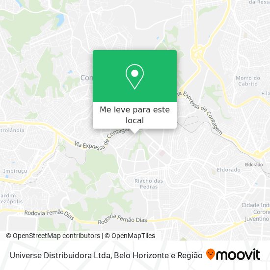 Universe Distribuidora Ltda mapa