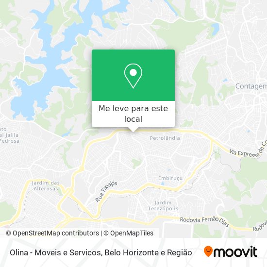 Olina - Moveis e Servicos mapa