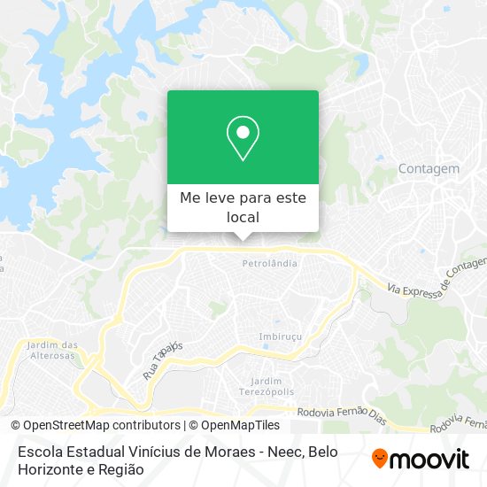 Escola Estadual Vinícius de Moraes - Neec mapa