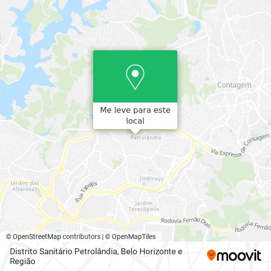 Distrito Sanitário Petrolândia mapa
