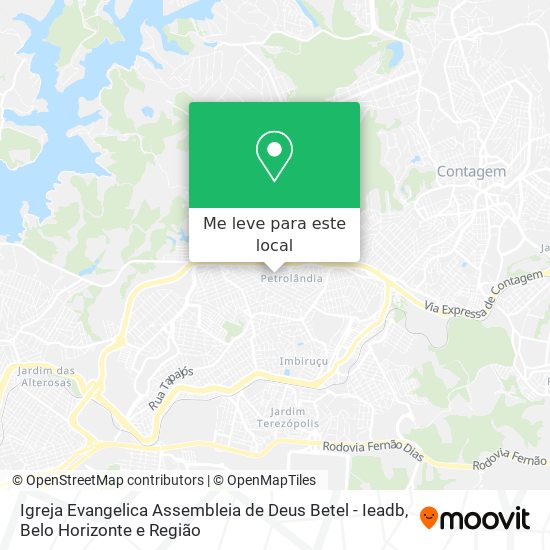 Igreja Evangelica Assembleia de Deus Betel - Ieadb mapa