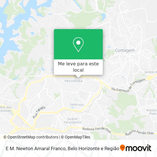 E M. Newton Amaral Franco mapa