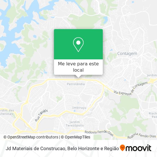 Jd Materiais de Construcao mapa