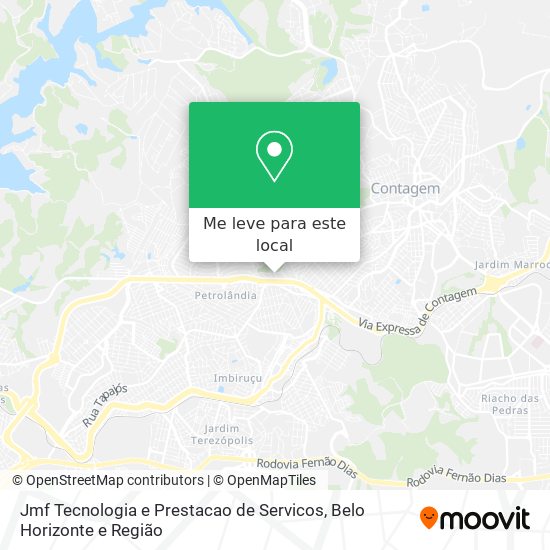 Jmf Tecnologia e Prestacao de Servicos mapa