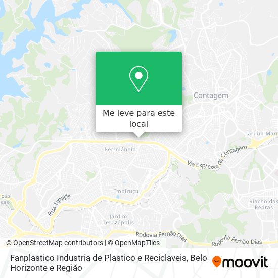 Fanplastico Industria de Plastico e Reciclaveis mapa