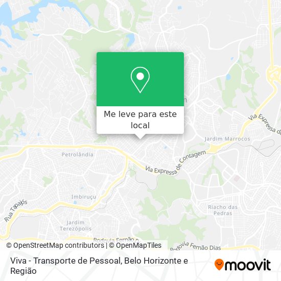Viva - Transporte de Pessoal mapa