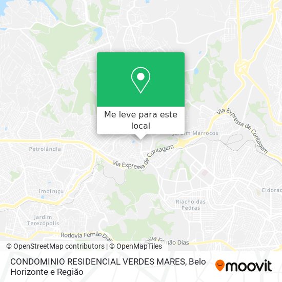 CONDOMINIO RESIDENCIAL VERDES MARES mapa