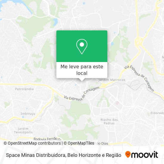 Space Minas Distribuidora mapa
