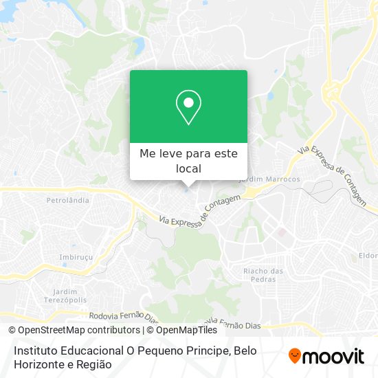 Instituto Educacional O Pequeno Principe mapa
