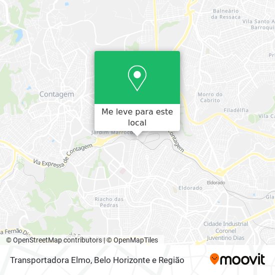 Transportadora Elmo mapa