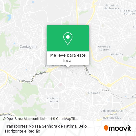 Transportes Nossa Senhora de Fatima mapa