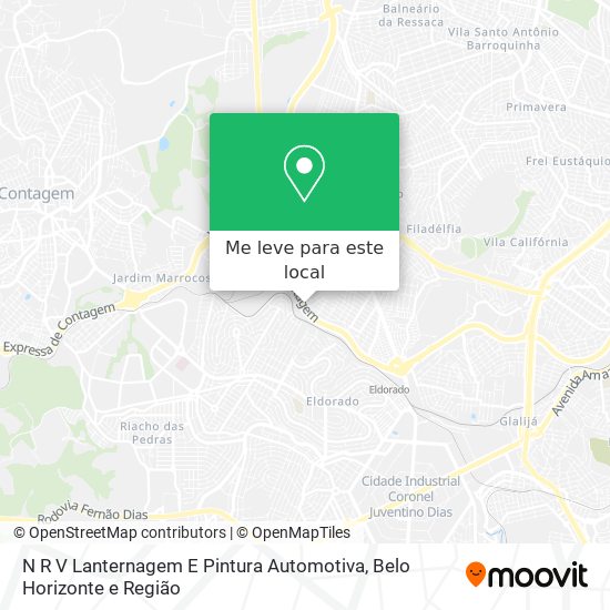 N R V Lanternagem E Pintura Automotiva mapa