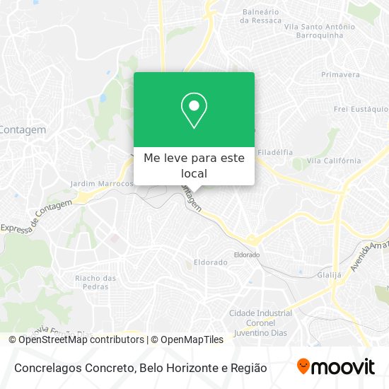 Concrelagos Concreto mapa