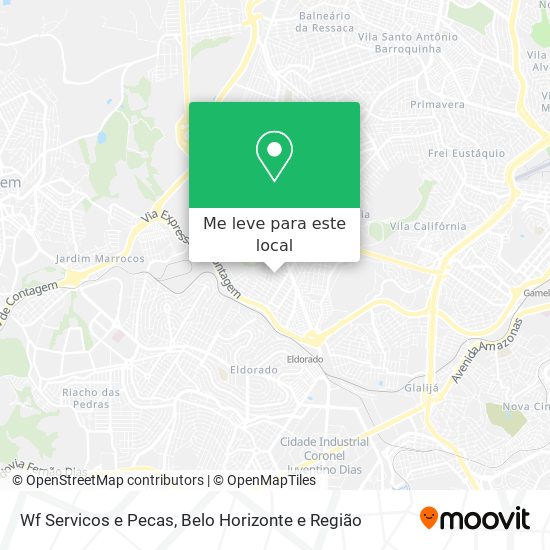Wf Servicos e Pecas mapa
