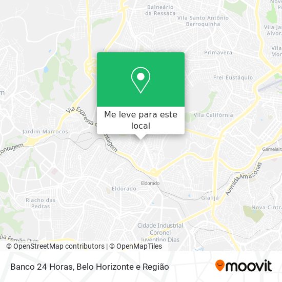 Banco 24 Horas mapa
