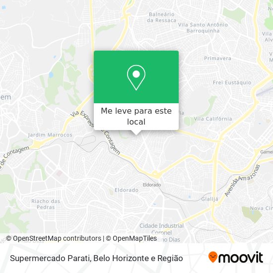 Supermercado Parati mapa