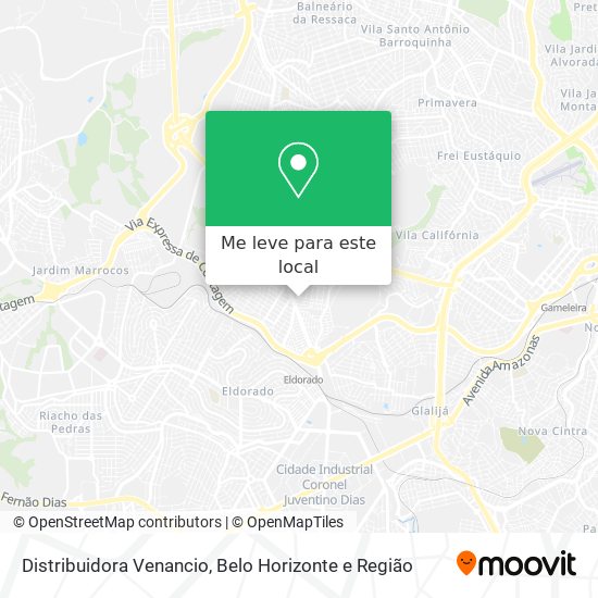 Distribuidora Venancio mapa