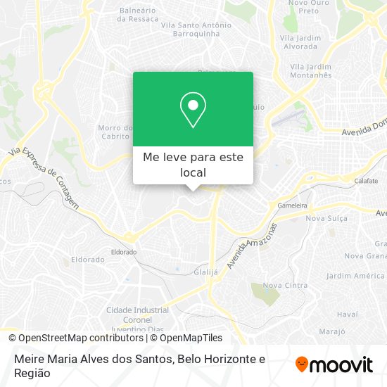 Meire Maria Alves dos Santos mapa