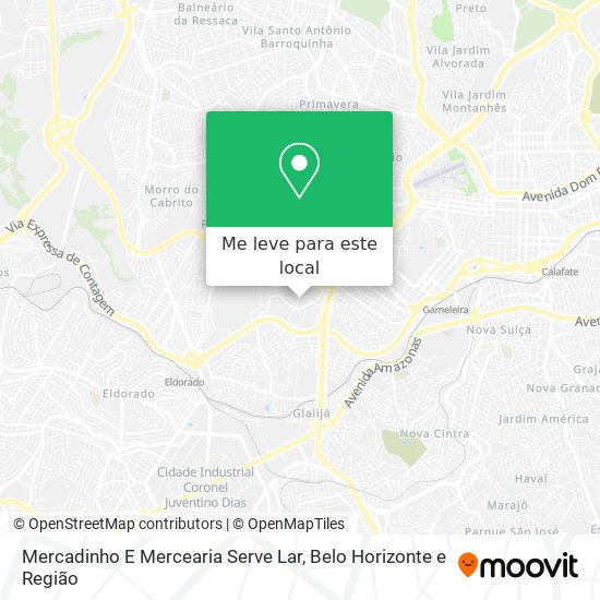 Mercadinho E Mercearia Serve Lar mapa