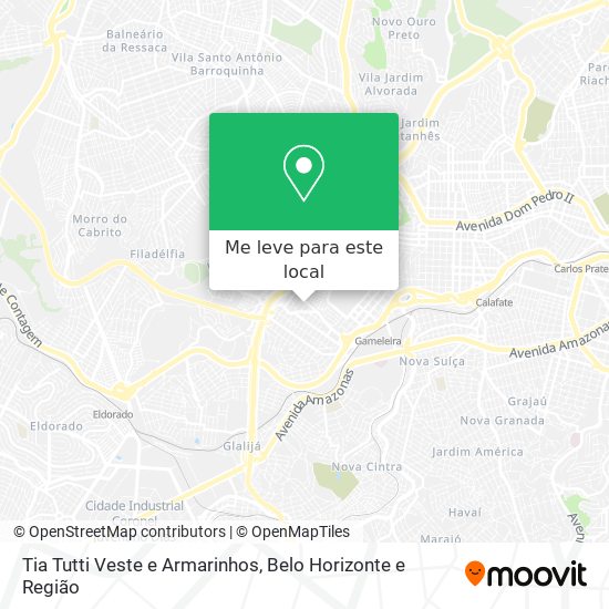 Tia Tutti Veste e Armarinhos mapa