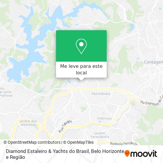 Diamond Estaleiro & Yachts do Brasil mapa