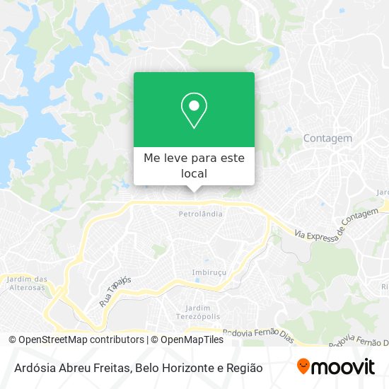 Ardósia Abreu Freitas mapa