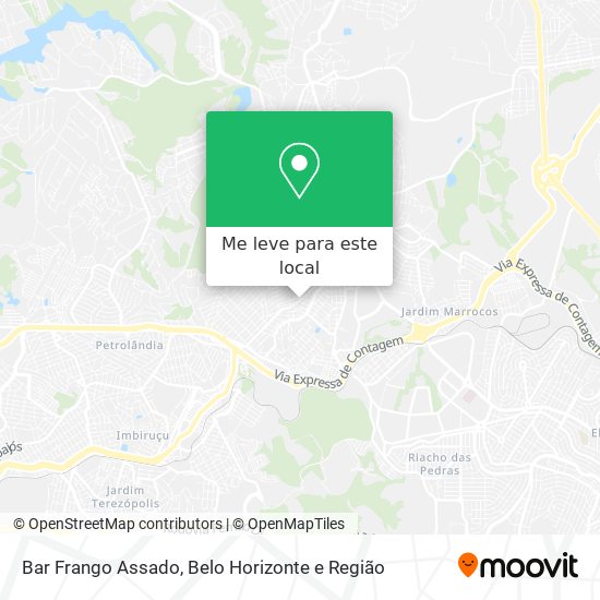 Bar Frango Assado mapa