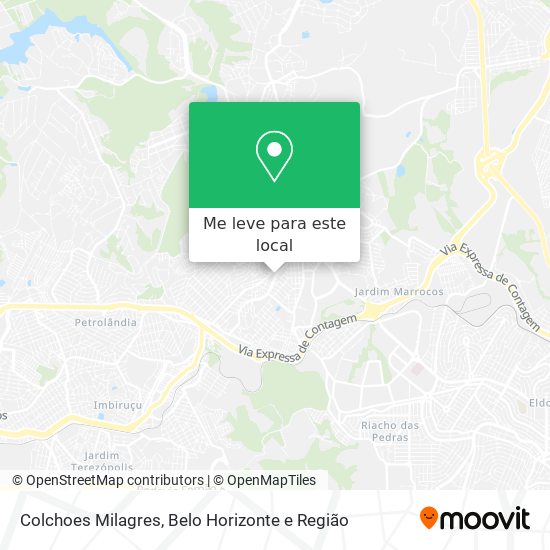 Colchoes Milagres mapa
