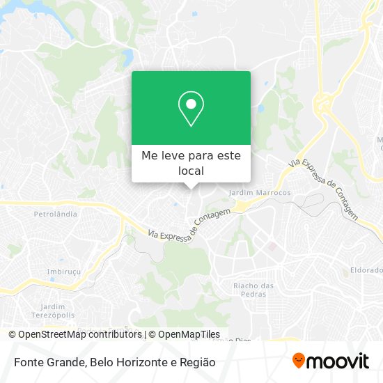 Fonte Grande mapa