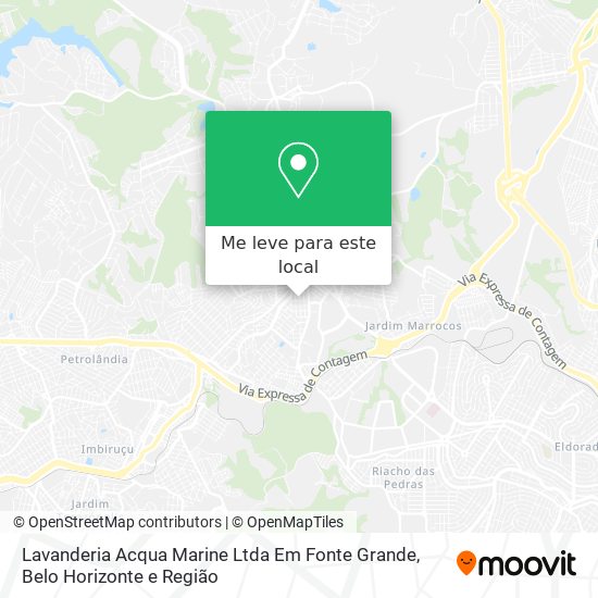 Lavanderia Acqua Marine Ltda Em Fonte Grande mapa