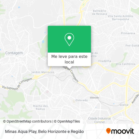 Minas Aqua Play mapa