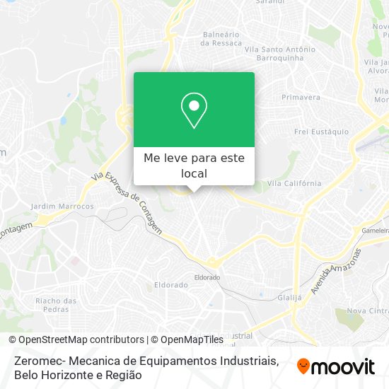 Zeromec- Mecanica de Equipamentos Industriais mapa