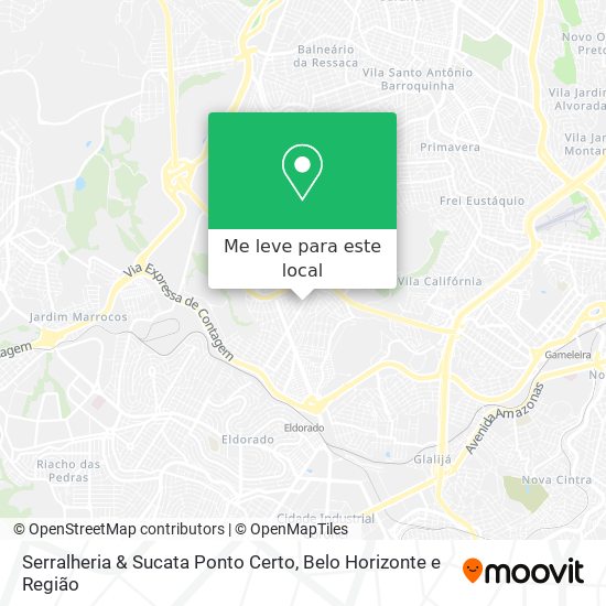 Serralheria & Sucata Ponto Certo mapa