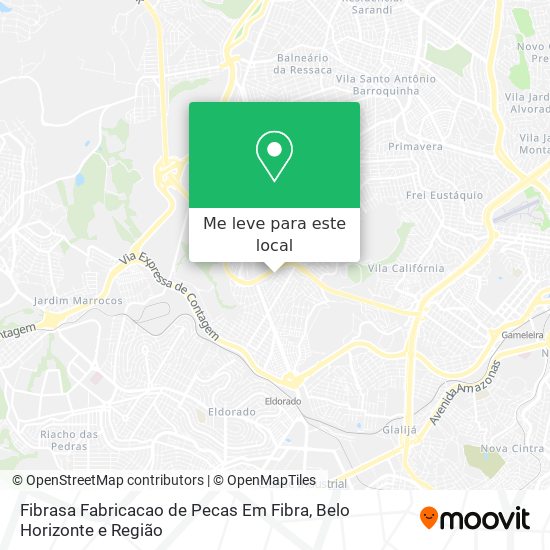 Fibrasa Fabricacao de Pecas Em Fibra mapa