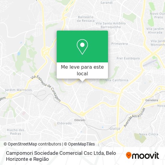 Campomori Sociedade Comercial Csc Ltda mapa