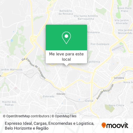 Expresso Ideal, Cargas, Encomendas e Logistica mapa