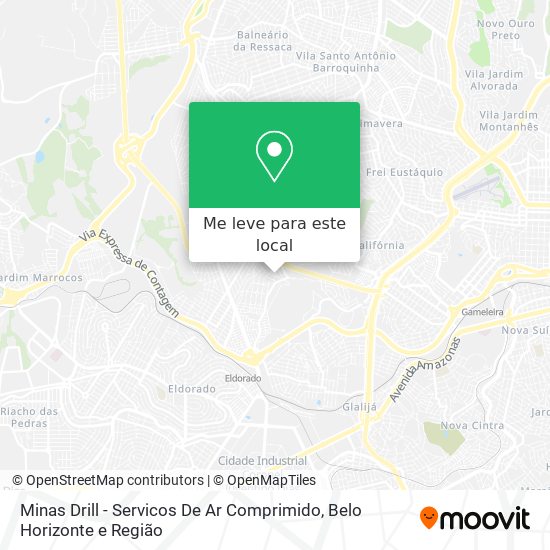 Minas Drill - Servicos De Ar Comprimido mapa