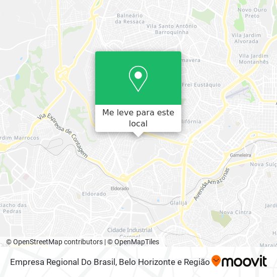 Empresa Regional Do Brasil mapa